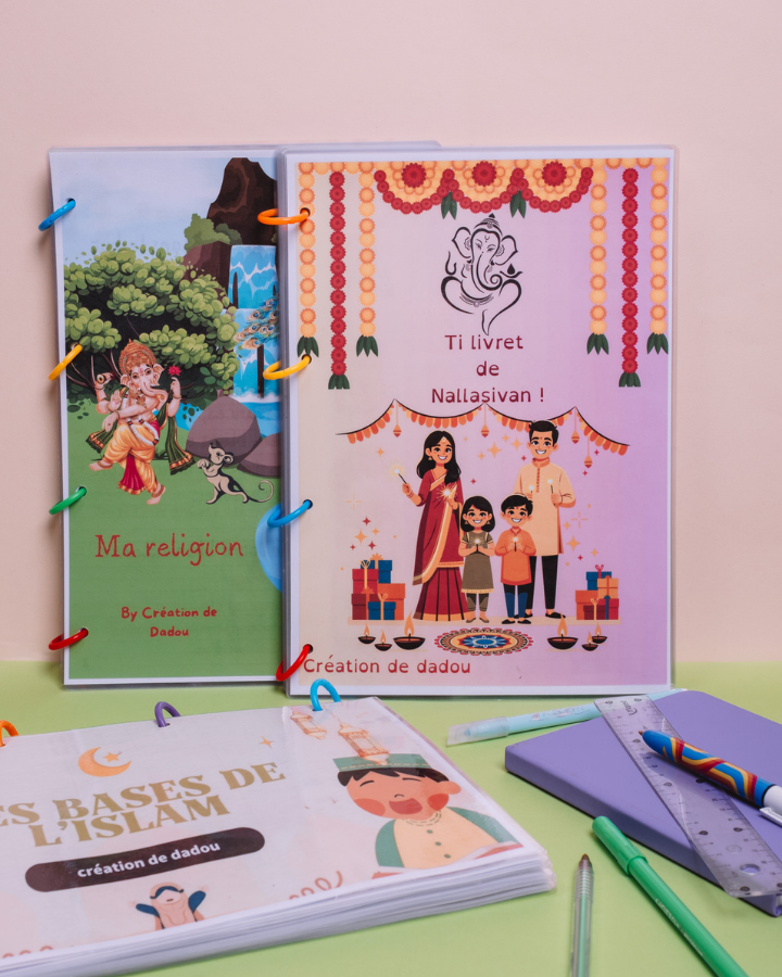 Création de Dadou – Livrets éducatifs & interactifs pour enfants